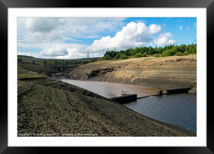 Baitings Reservoir Framed Mounted Print by Colin Green