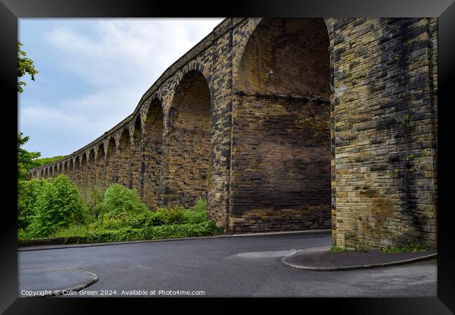 Denby Dale Viaduct Framed Print by Colin Green
