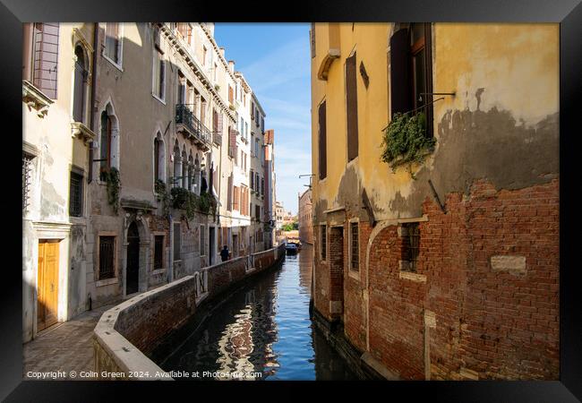 Venice, Italy Framed Print by Colin Green