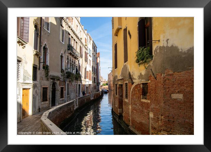 Venice, Italy Framed Mounted Print by Colin Green