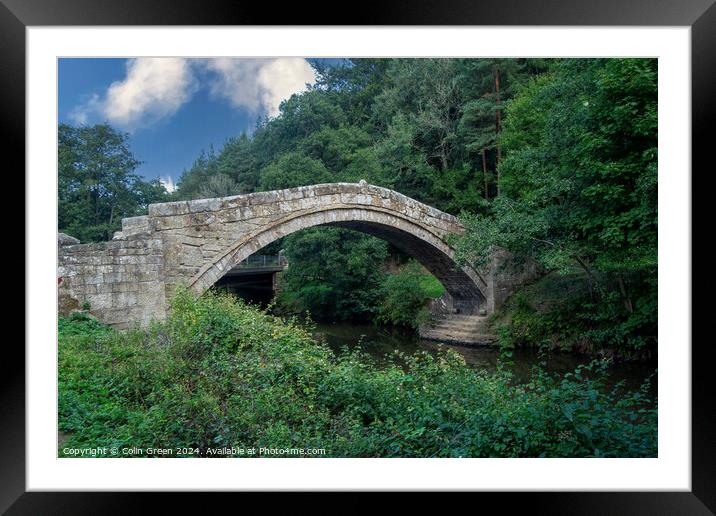 Beggar's Bridge, Glaisdale Framed Mounted Print by Colin Green