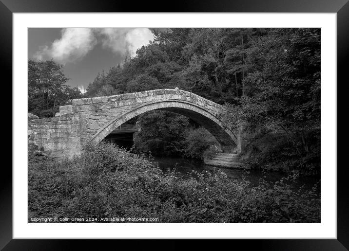 Beggar's Bridge, Glaisdale Framed Mounted Print by Colin Green