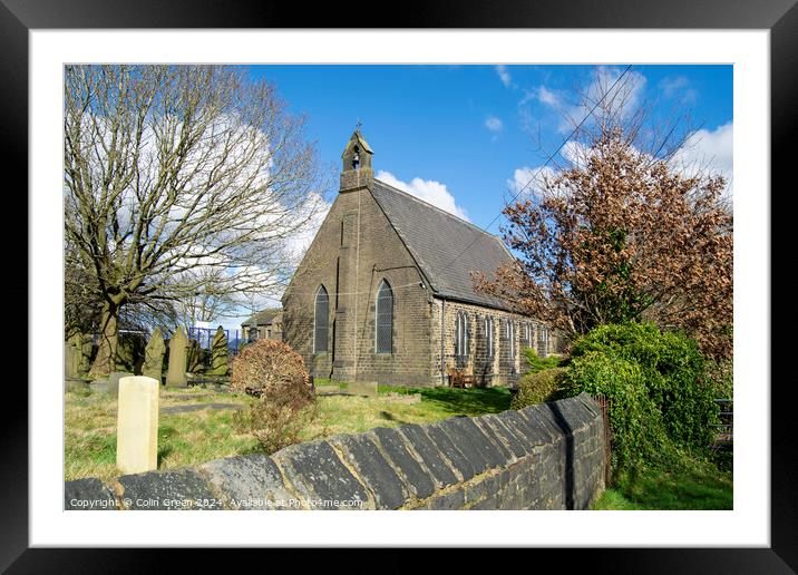 St Luke's Church, Norland Framed Mounted Print by Colin Green