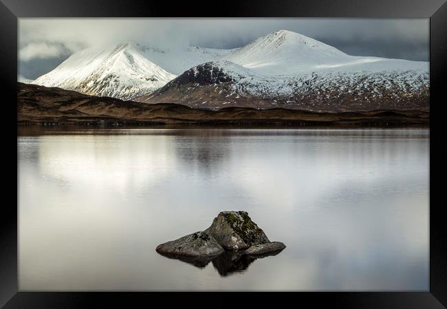 Lochan Nah Achlaise Framed Print by Chris Rafferty