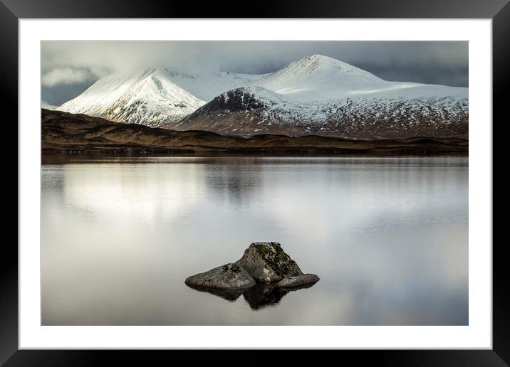 Lochan Nah Achlaise Framed Mounted Print by Chris Rafferty