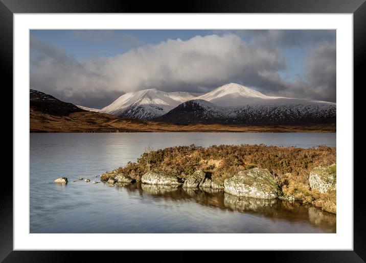 Winter at Lochan Nah Aclaise Framed Mounted Print by Chris Rafferty