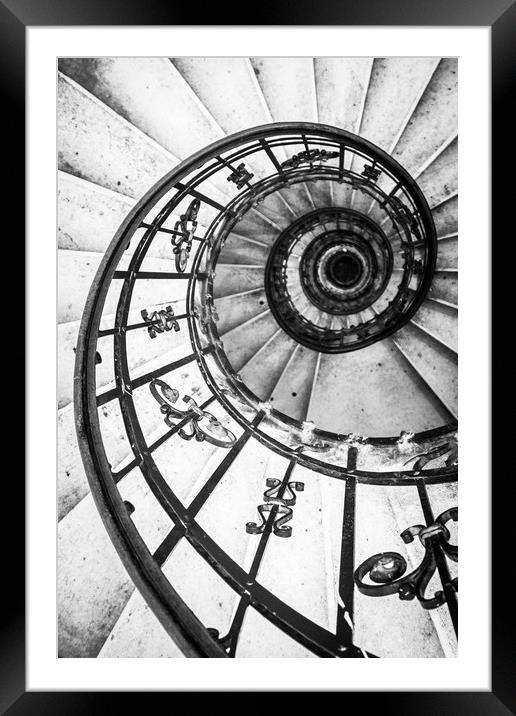 San Stefano Spiral Framed Mounted Print by Chris Rafferty