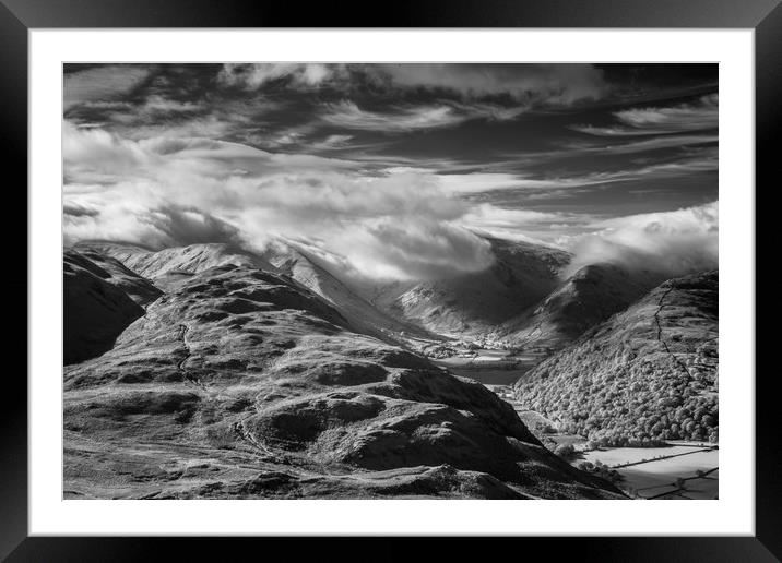 Shrouded Hills Framed Mounted Print by Chris Rafferty