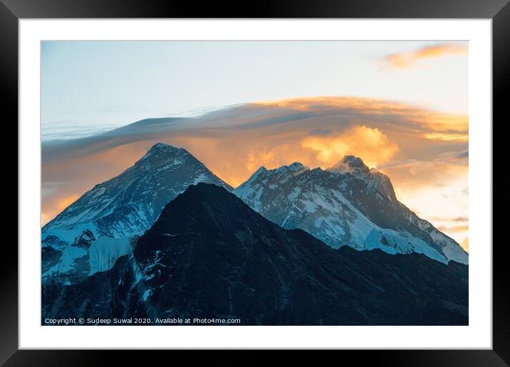Outdoor mountain Framed Mounted Print by Sudeep Suwal