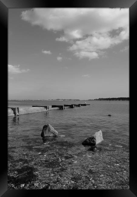 Bridge to the Sea Framed Print by Emma Roberts