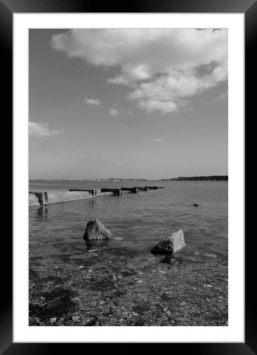 Bridge to the Sea Framed Mounted Print by Emma Roberts