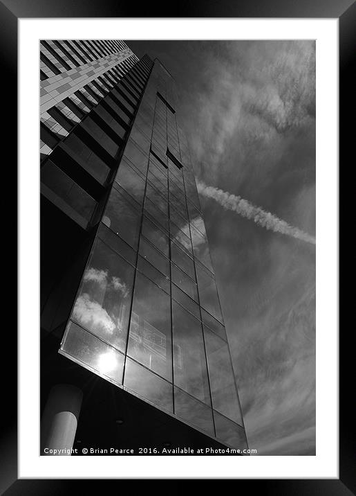 Skyscraper building Framed Mounted Print by Brian Pearce