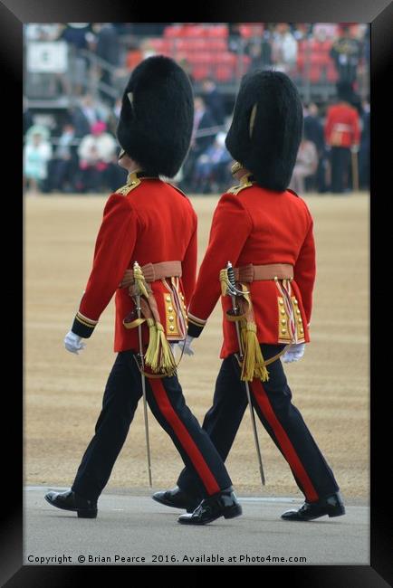 The Queens Guard Framed Print by Brian Pearce