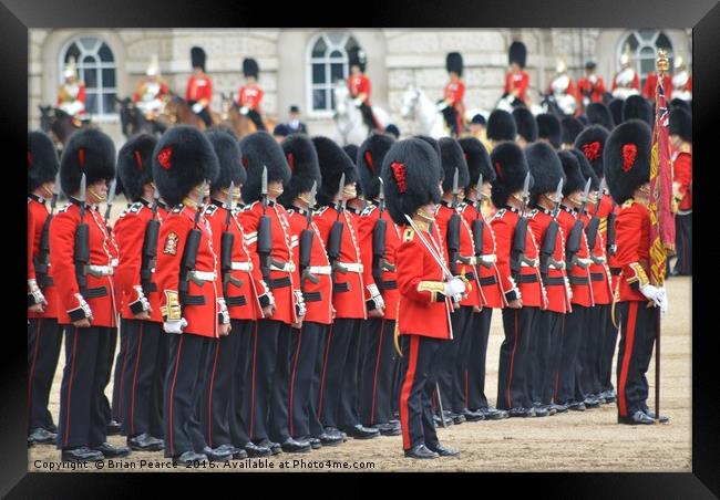 The Queens Guard Framed Print by Brian Pearce