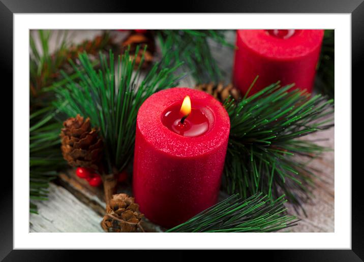 Celebrate the warm season of Merry Christmas  Framed Mounted Print by Thomas Baker