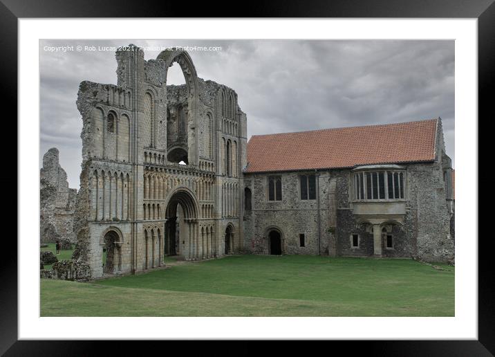  The magnificent Castle Acre Priory Framed Mounted Print by Rob Lucas