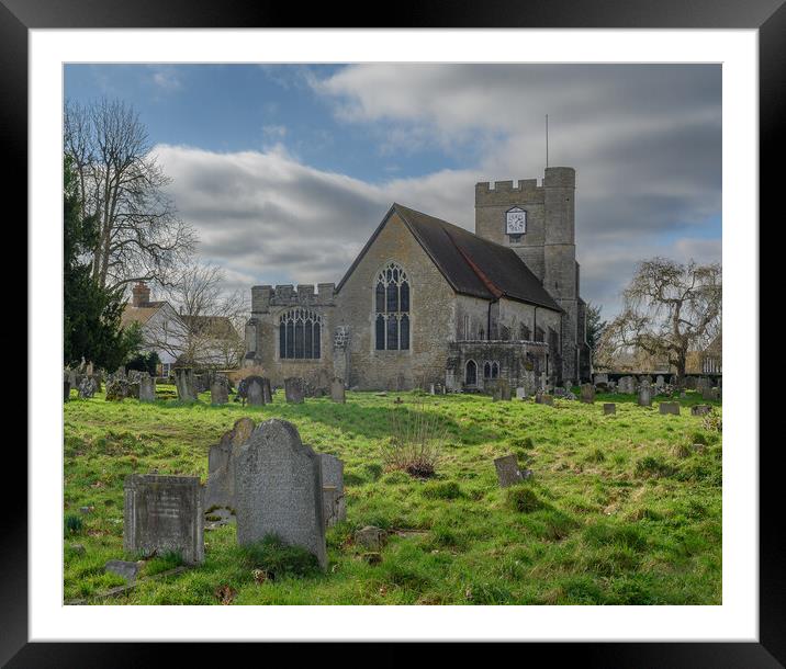 St Peter and St Pauls Headcorn Framed Mounted Print by Rob Lucas
