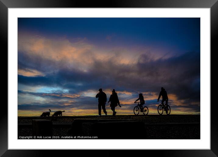 Going Home Framed Mounted Print by Rob Lucas