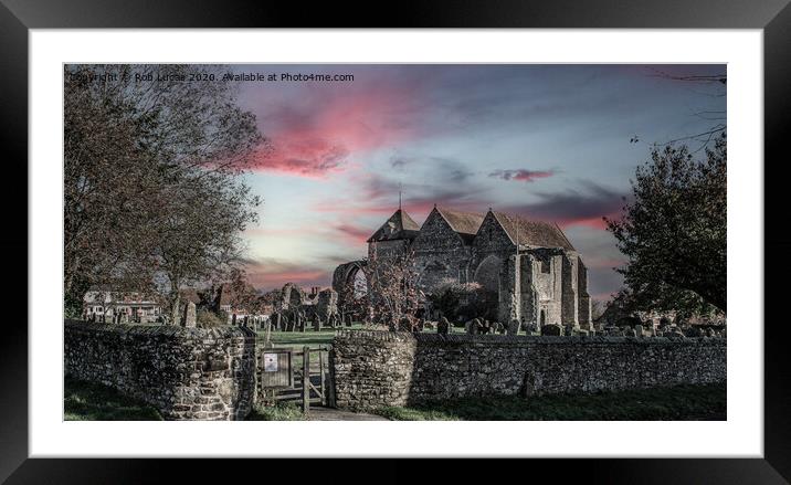 Beautiful sky over Winchelsea 2020 Framed Mounted Print by Rob Lucas