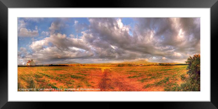 Framed by the Clouds Framed Mounted Print by Catchavista 