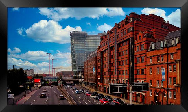 Great Charles Street Queensway Framed Print by Catchavista 