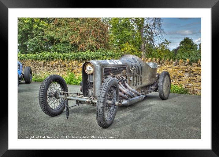 GN JAP Grand Prix Racing Car Framed Mounted Print by Catchavista 