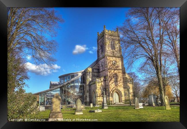 St Barnabus Church Framed Print by Catchavista 