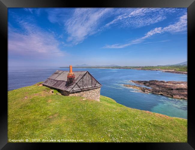 Fisherman`s Hut Framed Print by Catchavista 