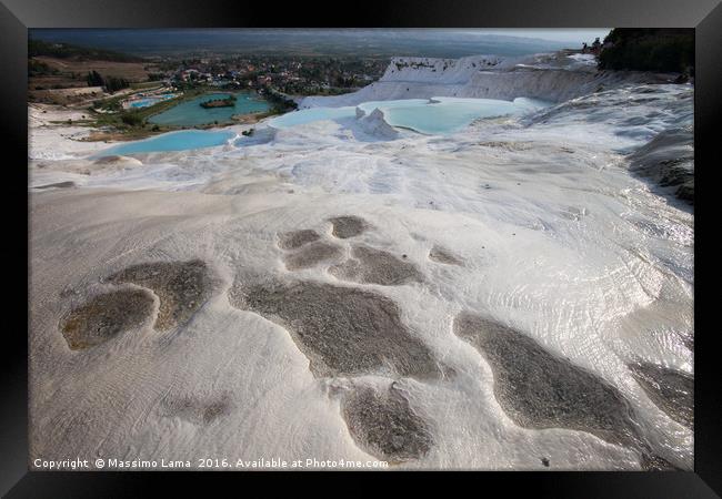 Pamukkale Framed Print by Massimo Lama