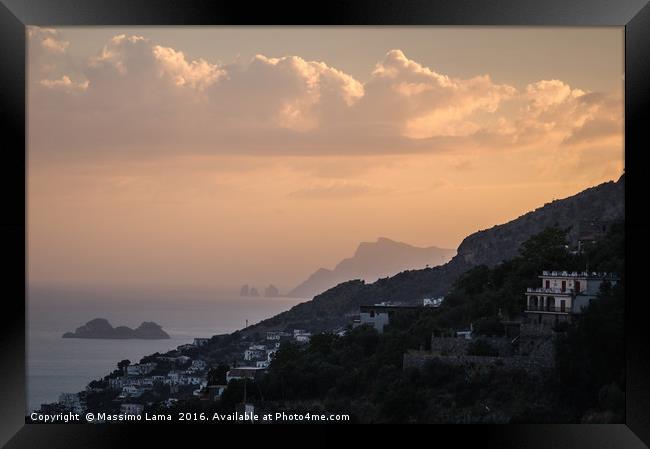 Conca dei Marini Framed Print by Massimo Lama