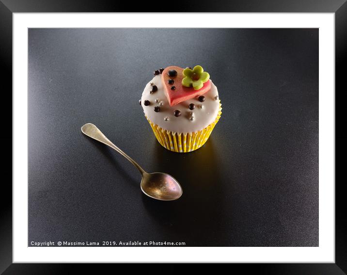 St Valentine's Cupcakes Framed Mounted Print by Massimo Lama