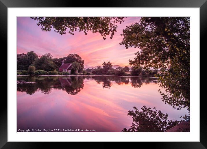 St Leonards Church Framed Mounted Print by Julian Paynter