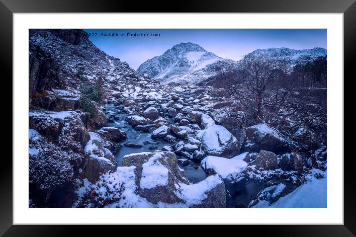 Tryfan mountain Framed Mounted Print by Kevin Elias