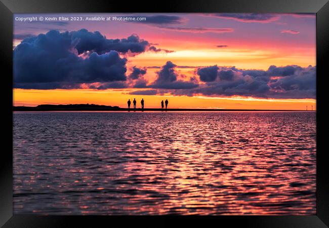 West Kirby sunset Framed Print by Kevin Elias