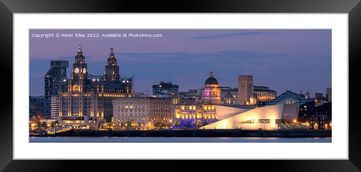 Liverpool Framed Mounted Print by Kevin Elias