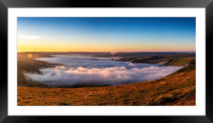 Cloud inversion Framed Mounted Print by Kevin Elias