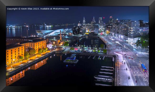 Liverpool docks Framed Print by Kevin Elias