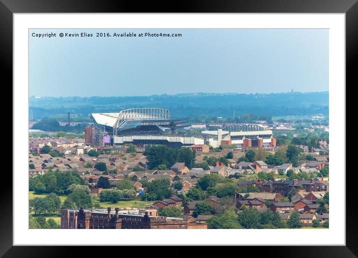 Anfield football stadium  Framed Mounted Print by Kevin Elias