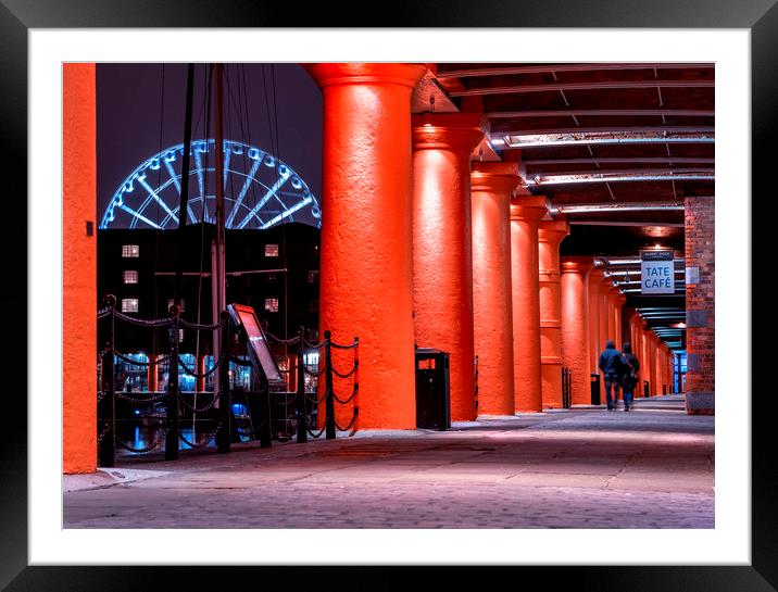Albert dock Liverpool Framed Mounted Print by Kevin Elias