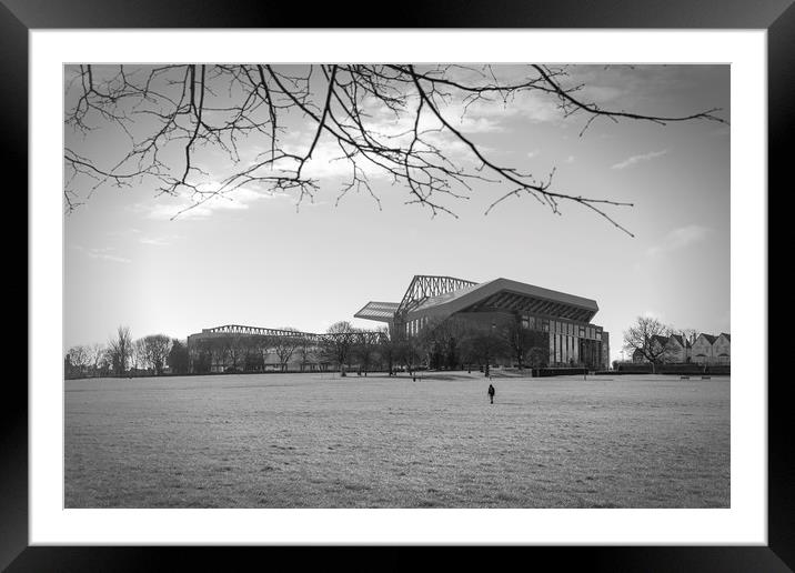 ANFIELD STADIUM  Framed Mounted Print by Kevin Elias