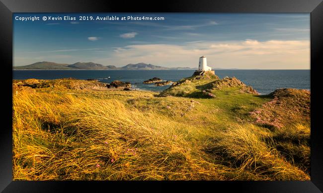 Anglesey lighthouse Framed Print by Kevin Elias