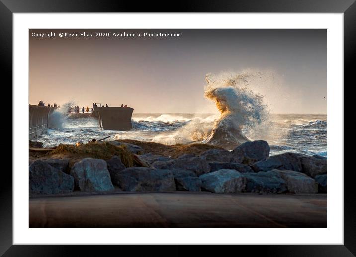 Daughter of the sea Framed Mounted Print by Kevin Elias