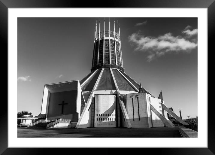 LIVERPOOL CATHEDRAL Framed Mounted Print by Kevin Elias