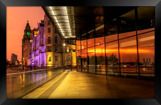 LIVERPOOL WATERFRONT Framed Print by Kevin Elias