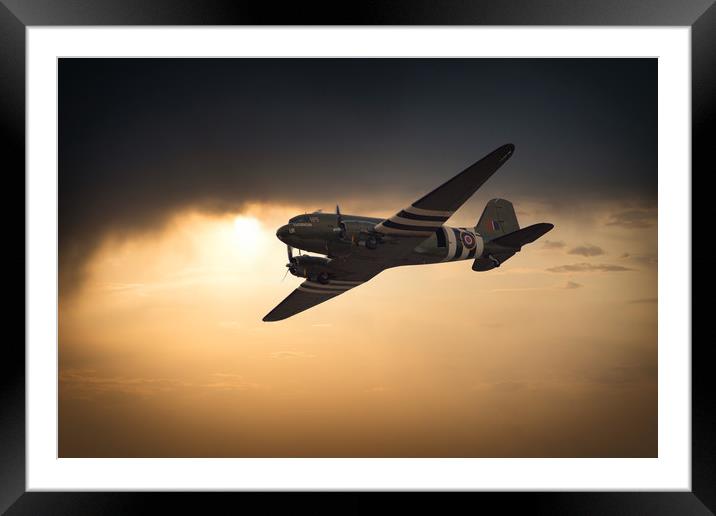 Dakota DC-47 Framed Mounted Print by Kevin Elias