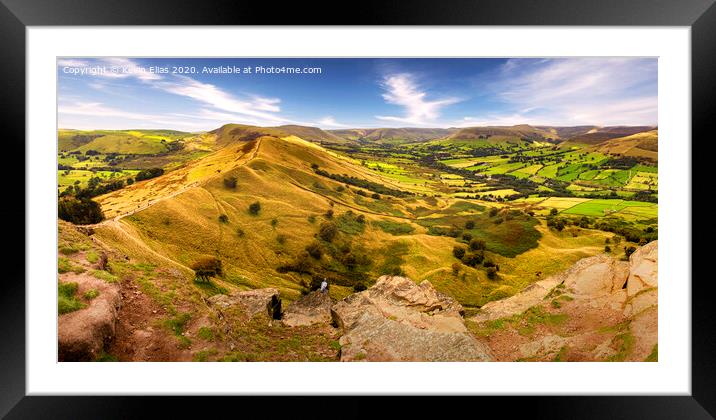The Peak district Framed Mounted Print by Kevin Elias