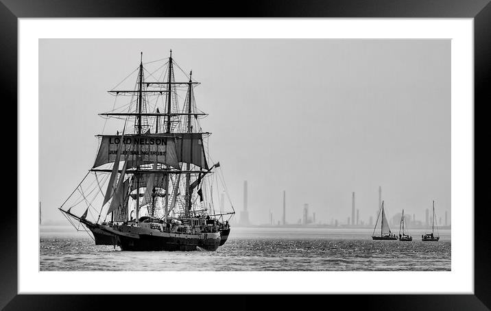 Tall ships  Framed Mounted Print by Kevin Elias