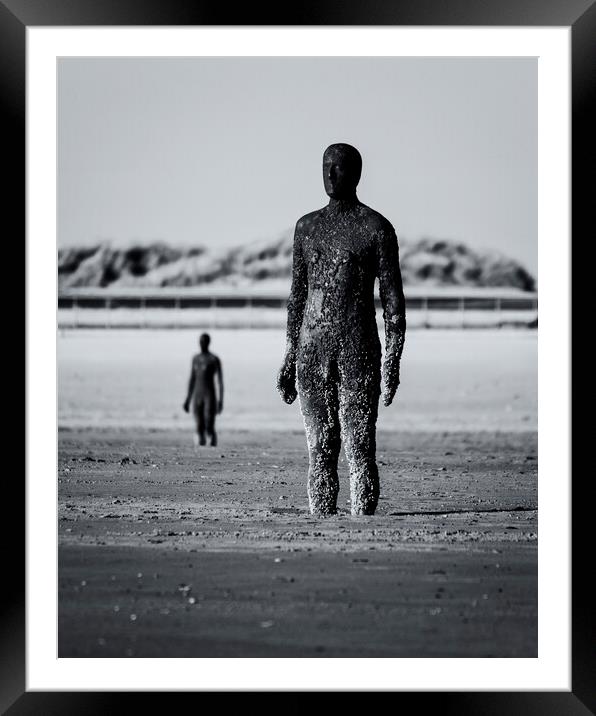 Crosby iron men Framed Mounted Print by Kevin Elias