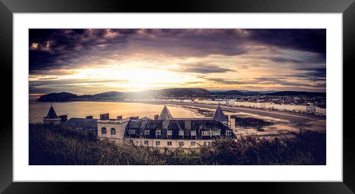 Llandudno Framed Mounted Print by Kevin Elias