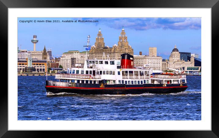 Royal Iris ferry Framed Mounted Print by Kevin Elias